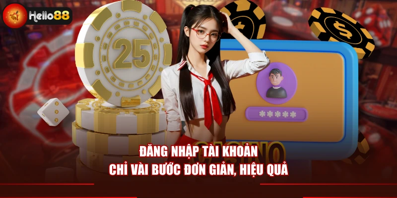 Đăng nhập tài khoản chỉ vài bước đơn giản, hiệu quả